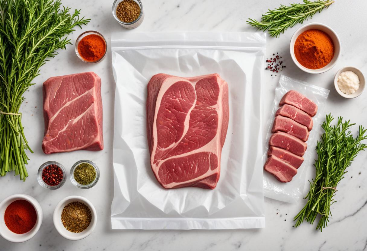 Så här gör du den perfekta flanksteken sous vide illustration