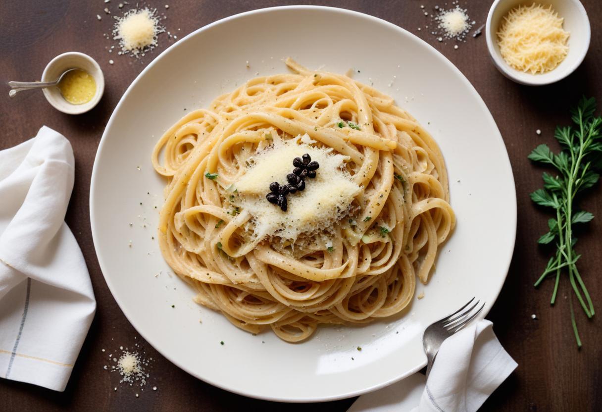 Pasta cacio e pepe som lyfter middagen med Benjamin illustration