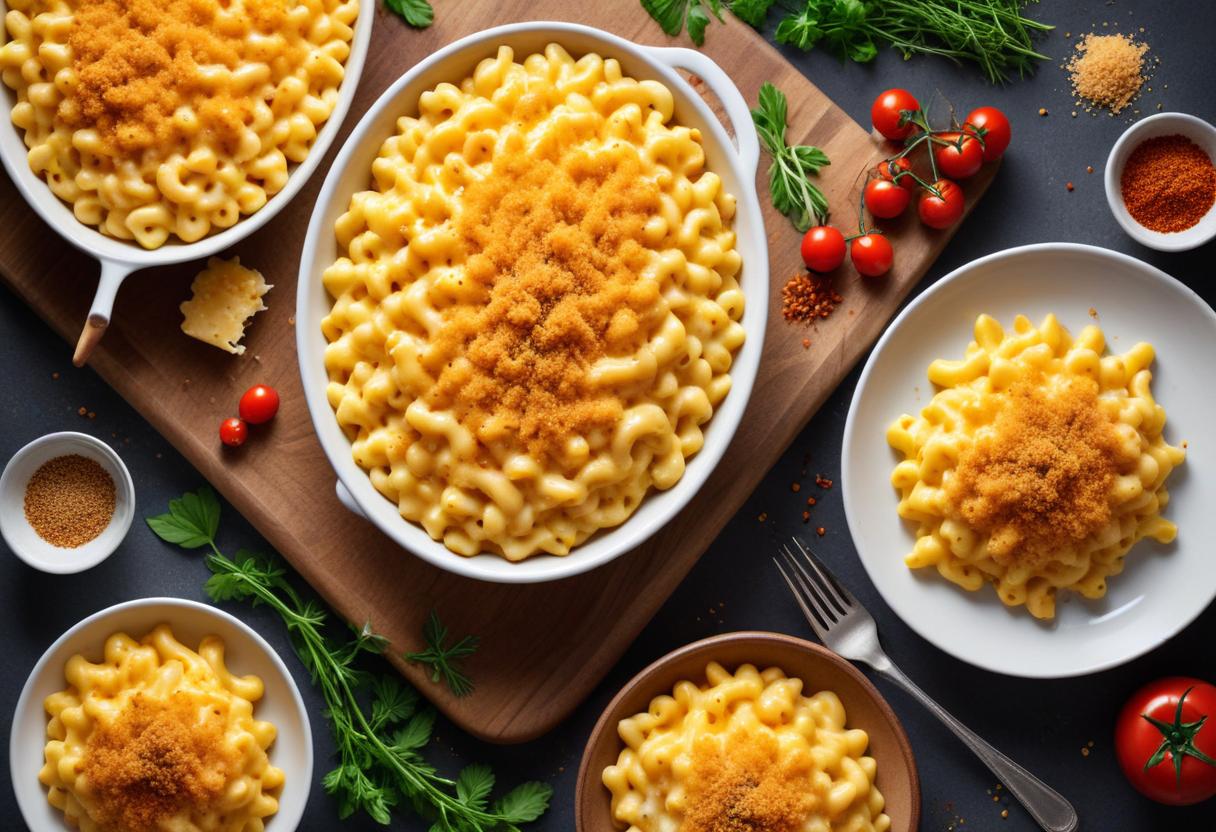 Mac and cheese gör dig gladare i kväll illustration